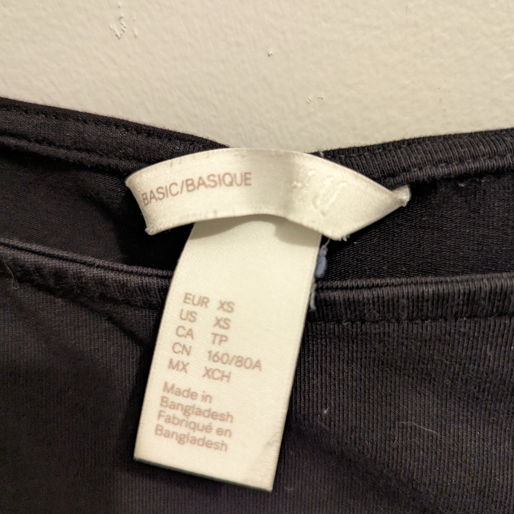 Black H&M leotard